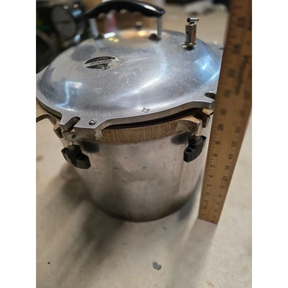 All-American Cast Aluminum Pressure Cooker Canner Vintage Wisconsin Foundry